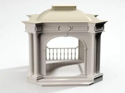 Pavilion gazebo 3D model