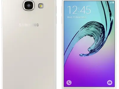 Samsung Galaxy A3 2016 White 3D model