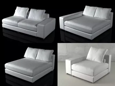 Jagger High Back sofasystem 3D model