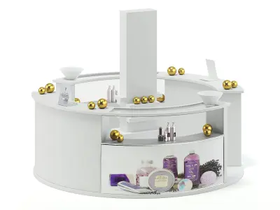 Cosmetic Stall 3D Model 3D model