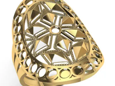 Modern rings 3D Print Models 29-36 3D print model
