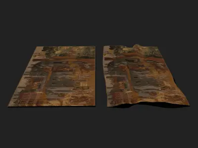 Allegory of Good Government Tapestry  Low-poly 3D model