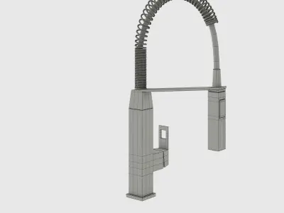 Grohe Eurocube mixer 3D model
