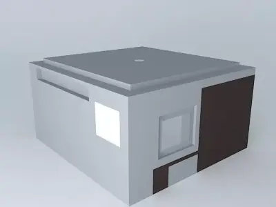 Bamboo Bedroom using THORN light collection Free 3D model