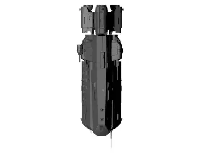 Expanse MCRN Scirocco Assault Cruiser 3D print model