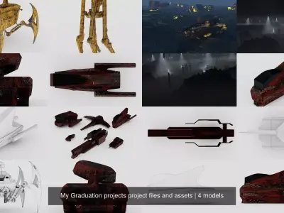 My Graduation projects project files and assets 3D Model Pack