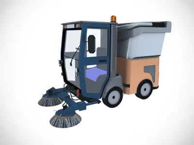 Street Sweeper 3D model