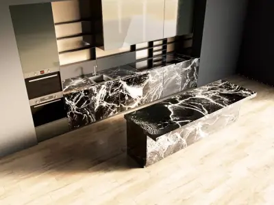 72-Kitchen12 glossy 6 3D model