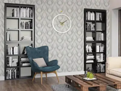 Modern Grey Wave Wallpaper  Texture