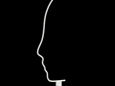 LISETT table lamp Low-poly 3D model