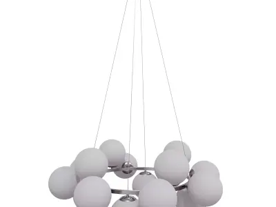 Modern chandelier Aerton 3D model