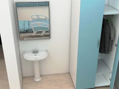 Hospital Room 5 - 4K 3D model