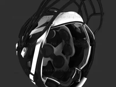 Xenith X2E Varsity Football Helmet 3D model