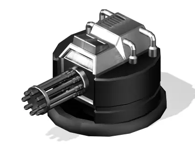 Satellite City Objects - Battery 16 3D model