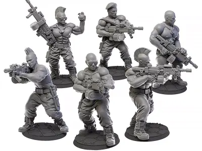 LMG Squad 3D print model