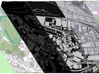 Business park Gewerbegebiet Germany 3D model