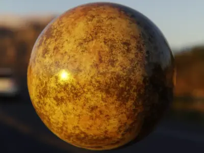 Photoreal Procedural Brown Granite Texture Texture