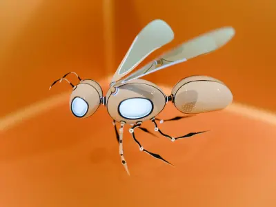 Sci Fi Robotic Bee  3D model