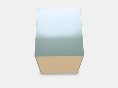 MALM Chest of 2 drawers 4 Low-poly 3D model