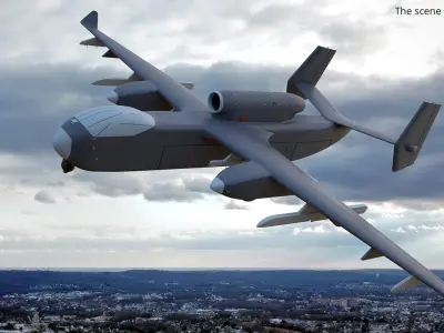  Stealth Tactical Strike Drone Gray 
