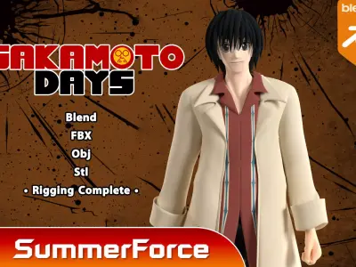 Yoichi Nagumo - Sakamoto days 3D model