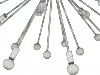 Imogene Large Chandelier by Arteriors 3D model