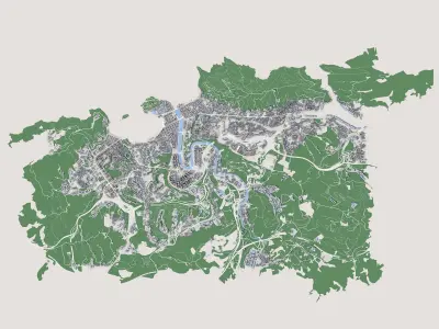 San Sebastian City Spain 3D model