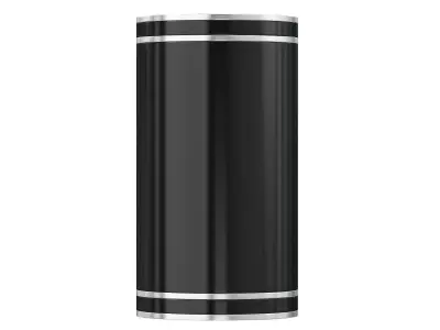 Black Cylindrical Light 3D Model 3D model