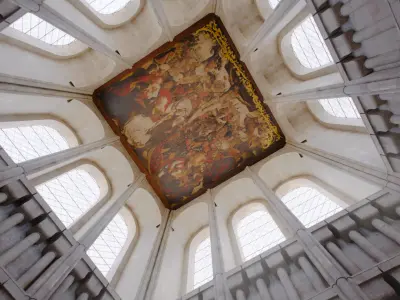 Cathedral Romanesque Entrance TOP Section - ONLY Low-poly 3D model