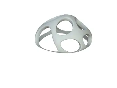 SciFi Cube Object No 56255 Low Poly Shape Low-poly 3D model