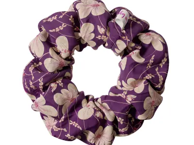 Scrunchie flower 3D model