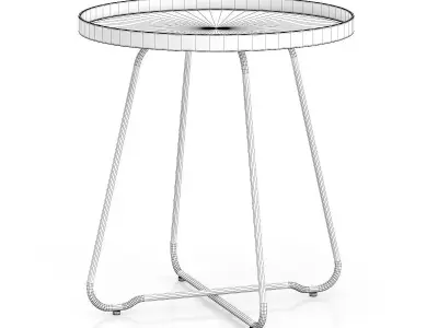 Small Black Table 3D model