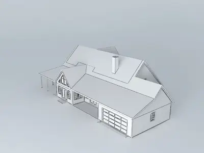 Skinney house Free 3D model