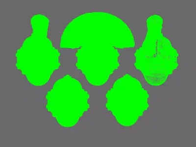 Space Knights V1 Exterminator Helmet 3D print model