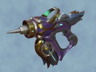 Teo Minh Juno Cosplay Mediblaster OverWatch 2 3D print model