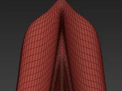Wall mirror 9 3D model