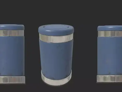 trash can 3D model 14