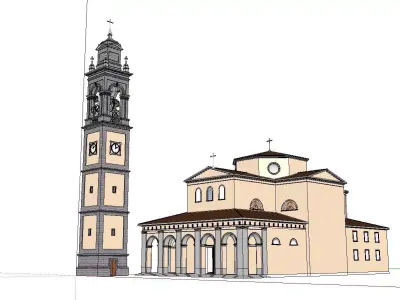 Architecture-Religion-God-Culture-Temple-0108 church in italy 3D model