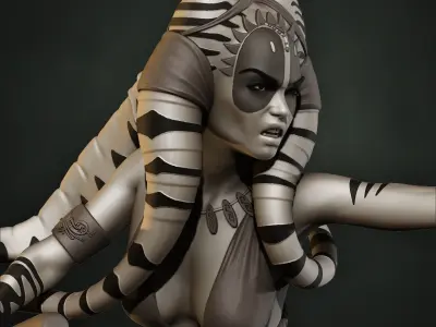 Shaak Ti - Star Wars 3D print model