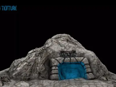 Cave Enterance 3D model