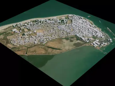 Banjul - Gambia 3D model