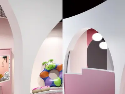 machine store Modern doll 3D model