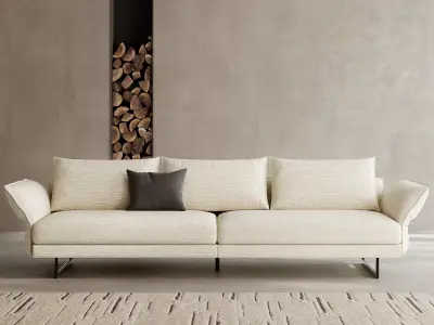 Industrial Living Interior scene 3D model