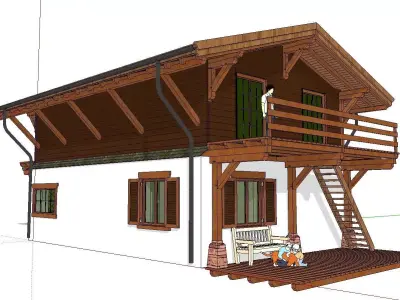 Creative Design-Holiday Cabin-042 3D model