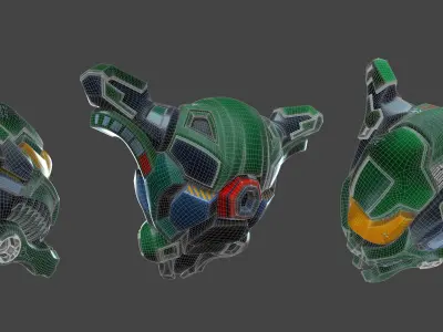 Elien Helmet 01 03 3D model