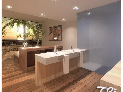 TROPICAL BEDROOM 3D model