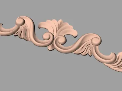 3D carved model furniture 3D design used for artcam aspire E773 3D model