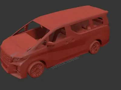 Toyota Alphard Mk3 2015 3D print model