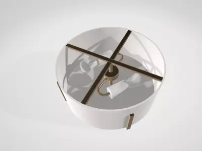 Malen Ceiling Light  Low-poly 3D model
