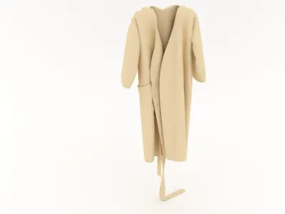 Hanging Dressing Gown Bathrobe 3D model